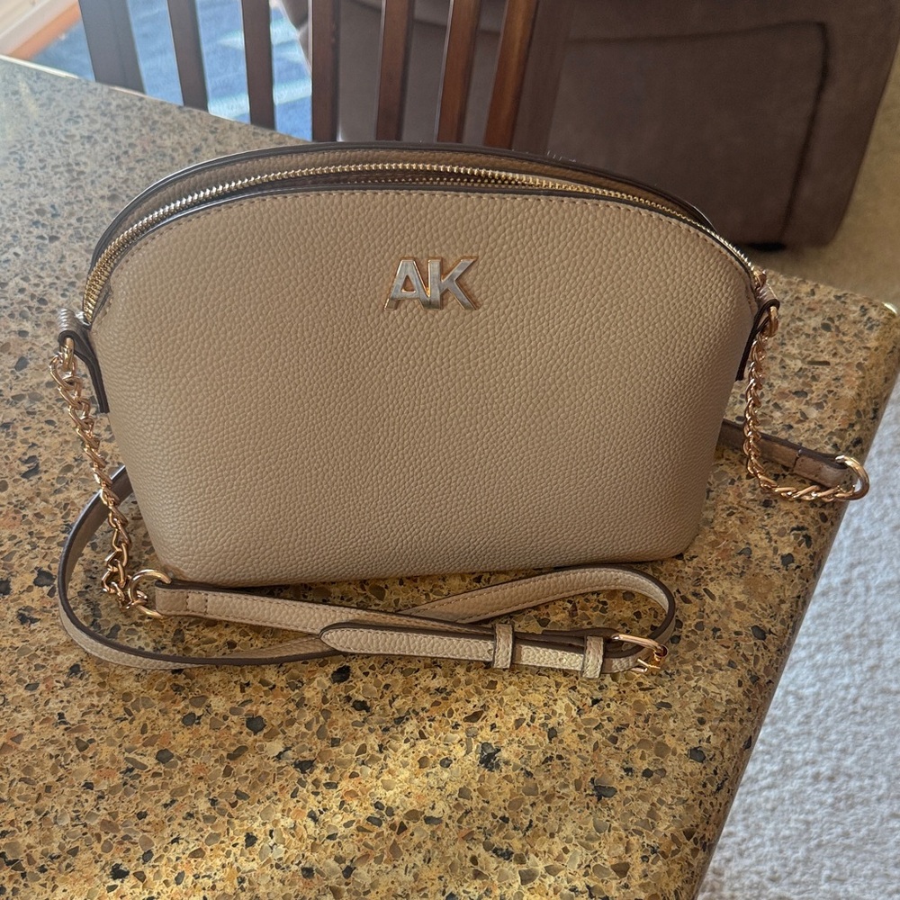 Anne Klein Beige Crossbody Bag